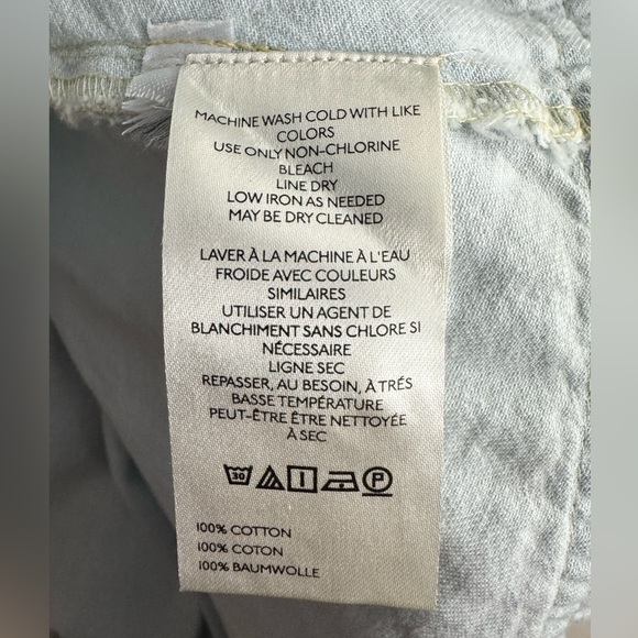 Anthropologie Pilcro Pintuck Basque-Waist Denim Maxi Skirt Large - Picture 11 of 12